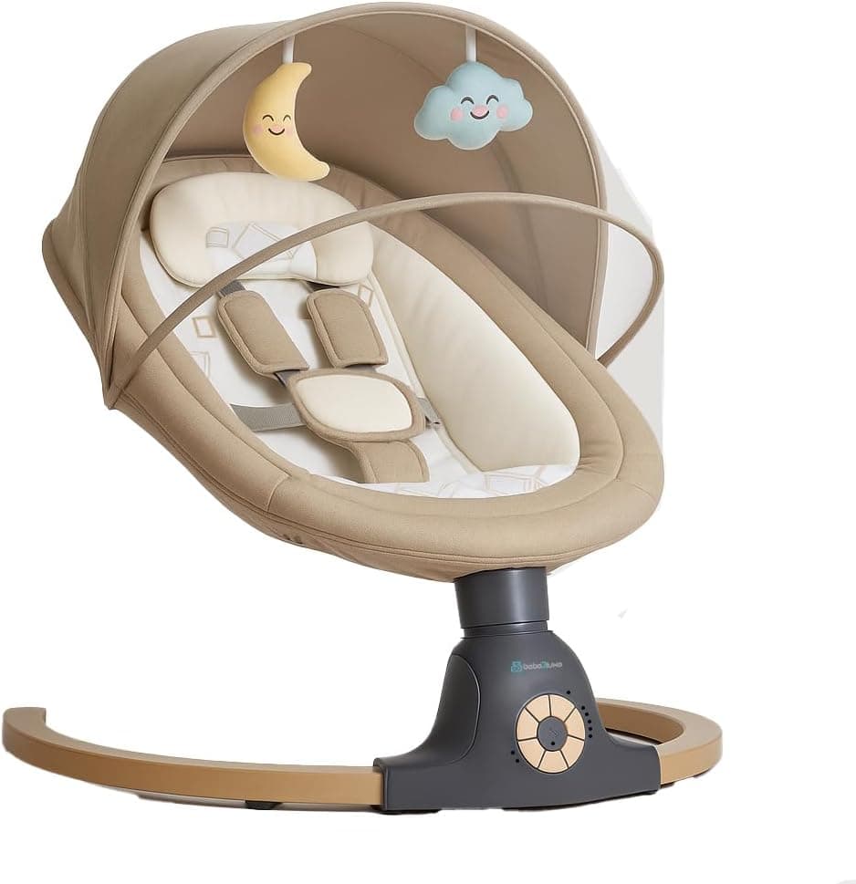BEBE2LUXE Ava Silla Mecedora Eléctrica con Bluetooth